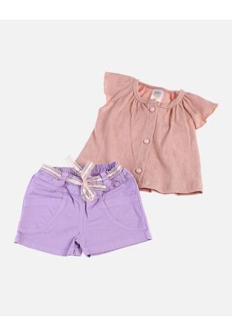 Conjunto Para Bebé Blusa + Short Arequipe
