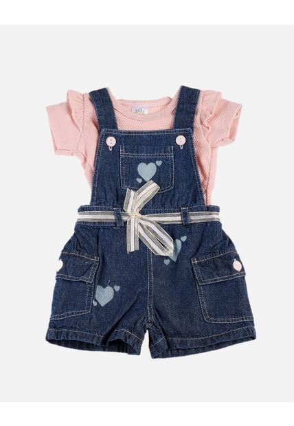 Overol Con Blusa Para Niña