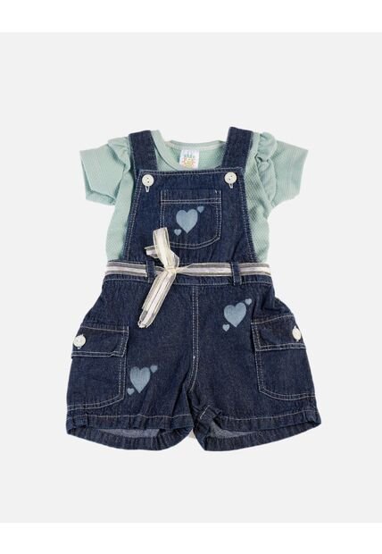 Overol Con Blusa Para Niña
