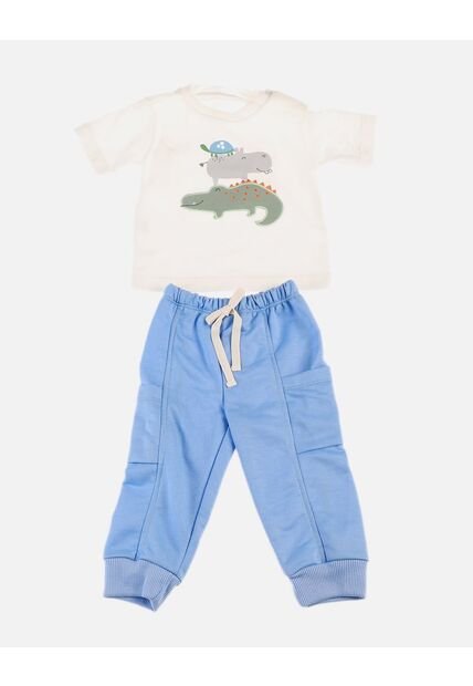 Conjunto Para Bebé De Camiseta + Pantalón