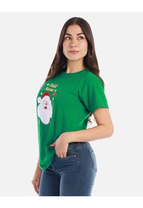Camiseta Navideña Cómoda Y Divertida Para Mujer