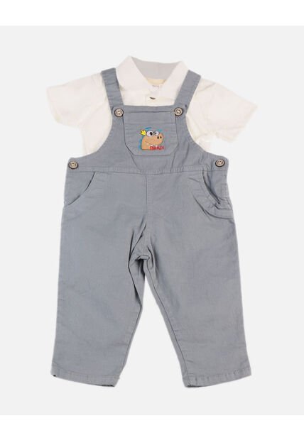 Overol Con Polo Para Niño