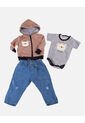 Conjunto Para Bebé De Chaqueta + Body + Pantalón de Arequipe