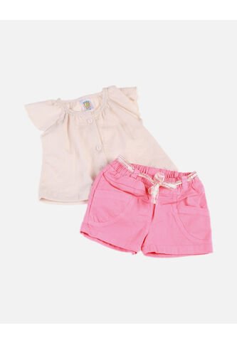 Conjunto Para Bebé Blusa + Short Arequipe