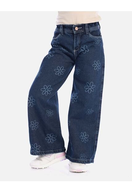 Jean Flores Para Niña Cómodo Y Encantador