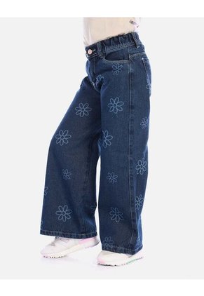 Jean Flores Para Niña Cómodo Y Encantador