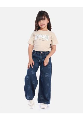 Jean Flores Para Niña Cómodo Y Encantador