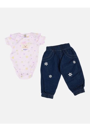 Conjunto Para Bebé De Body + Pantalón