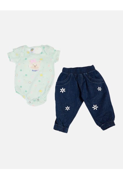 Conjunto Para Bebé De Body + Pantalón