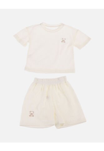 Conjunto Para Bebé De Camiseta + Pantaloneta Arequipe