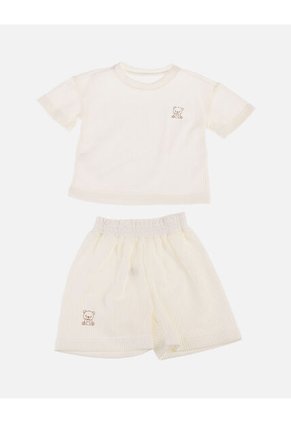 Conjunto Para Bebé De Camiseta + Pantaloneta