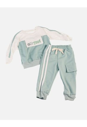 Conjunto Sudadera Para Bebé De Buzo + Pantalón