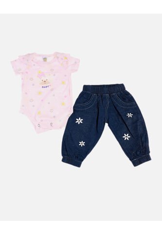 Conjunto Para Bebé De Body + Pantalón Arequipe