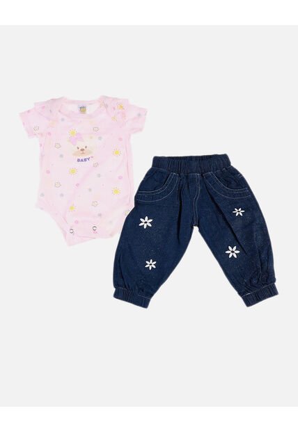 Conjunto Para Bebé De Body + Pantalón