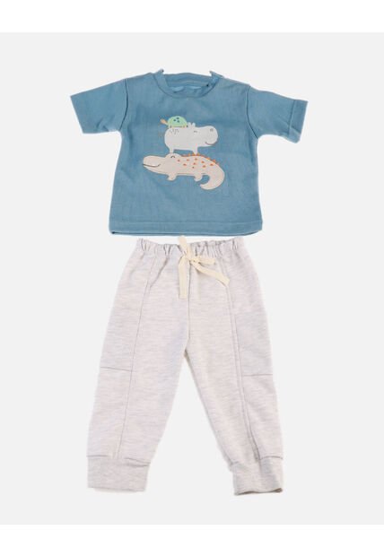 Conjunto Para Bebé De Camiseta + Pantalón