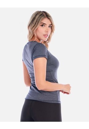 Camiseta Deportiva Mujer Con Cuello En V
