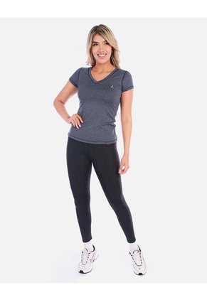 Camiseta Deportiva Mujer Con Cuello En V