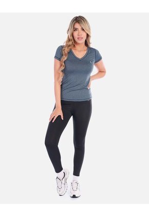 Camiseta Deportiva Mujer Con Cuello En V