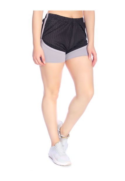 short deportivo mujer negro