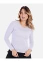 Camiseta Manga Larga Básica Para Mujer de Arequipe