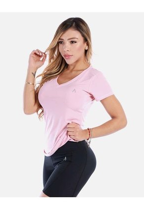 Camiseta Deportiva Cuello V Manga Corta
