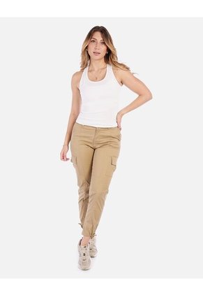 Camiseta Corta Ajustada De Mujer En Tejido Suave Y Liviano