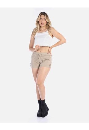 Short De Mujer En Drill Y Versátil