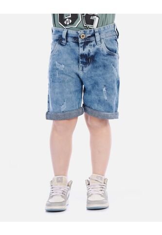 Bermuda Infantil Denim Resistente Y Cómoda Arequipe
