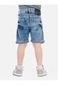 Bermuda Infantil Denim Resistente Y Cómoda de Arequipe