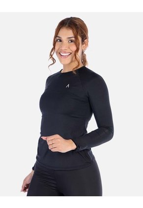 Camiseta Deportiva Manga Larga Unicolor