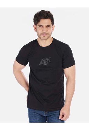 Camiseta Básica Estampada Hombre