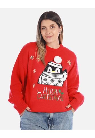 Buzo Navideño De Pingüino Para Mujer Arequipe