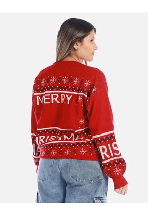 Buzo Navideño Merry Christmas Para Mujer