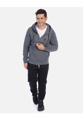 Chaqueta Hombre Con Capota Y Cremallera