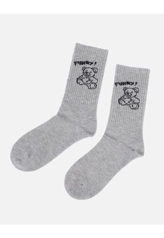 Medias Largas Para Dama Con Estampado De Osito Arequipe