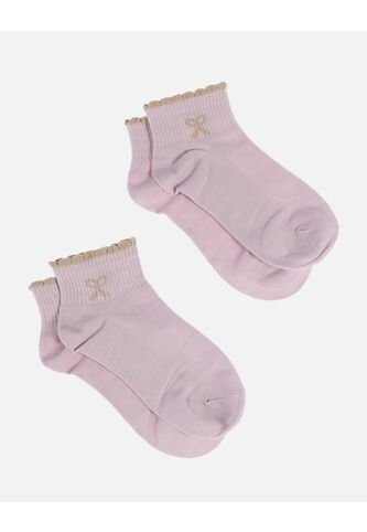 Pack X2 Media Tobillera Con Moño Arequipe