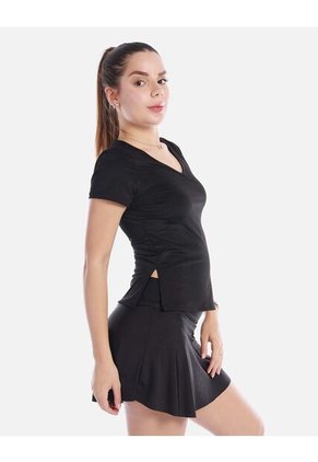 Camiseta Cuello En V Mujer De Estilo Casual