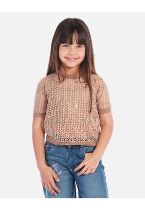 Blusa Infantil Calada Para Niña Con Estilo Moderno