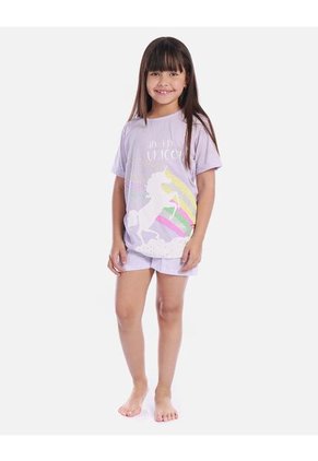 Pijama Para Niña Con Estampado Divertido Y Suave Tela