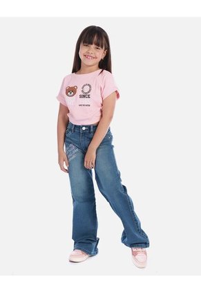 Crop Top Infantil Estampado Para Niña