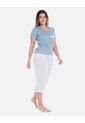 Pijama Conjunto Capri Mujer Azul de Arequipe