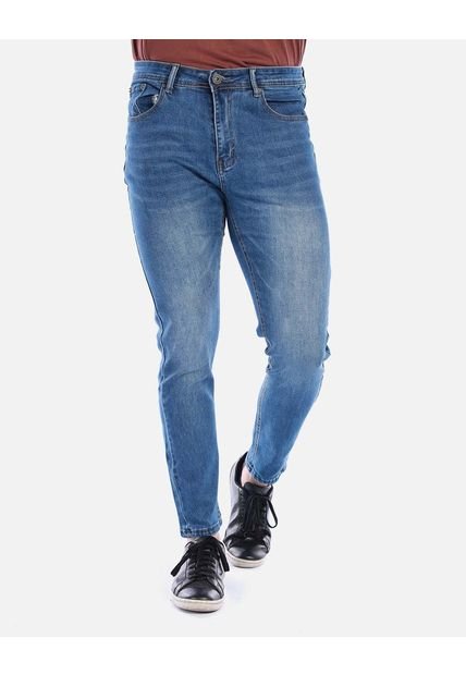 Jean Para Hombre Regular Fit Con Desgastes