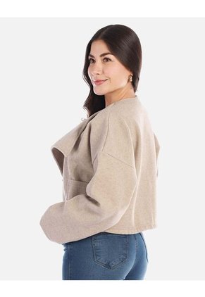 Chaqueta Femenina Con Silueta Amplia Y Elegante