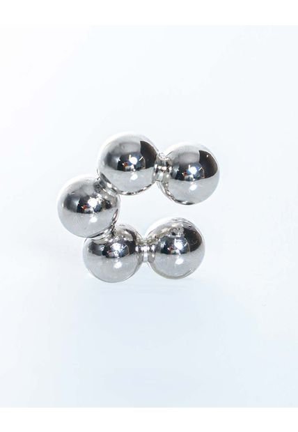 Earcuff Maxi Plateado