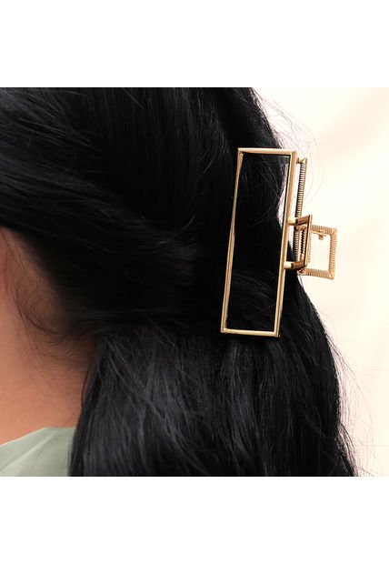 Pinza Dorada Para Cabello
