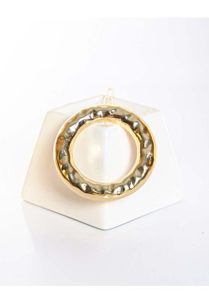 Pinza De Aro Bold Maxi Texturizado