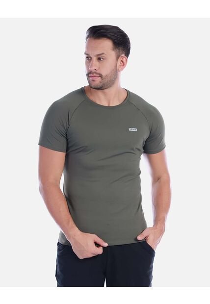 Camiseta Deportiva Licrada Hombre Unicolor