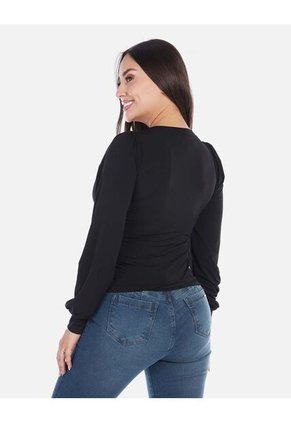 Blusa Manga Larga Para Mujer Elegante