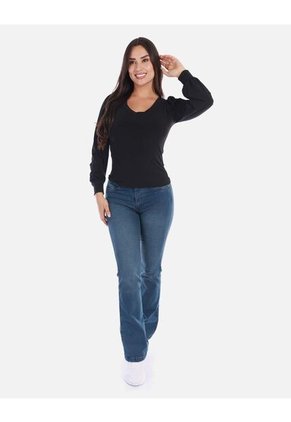 Blusa Manga Larga Para Mujer Elegante