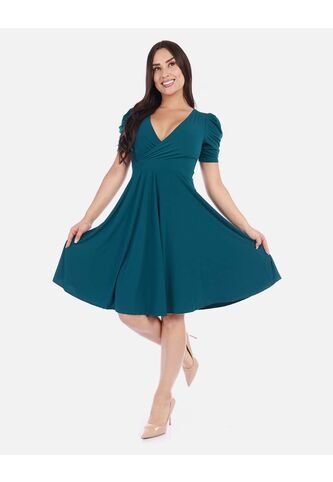 Vestido Cruzado Para Mujer Elegante Y Cómodo Arequipe